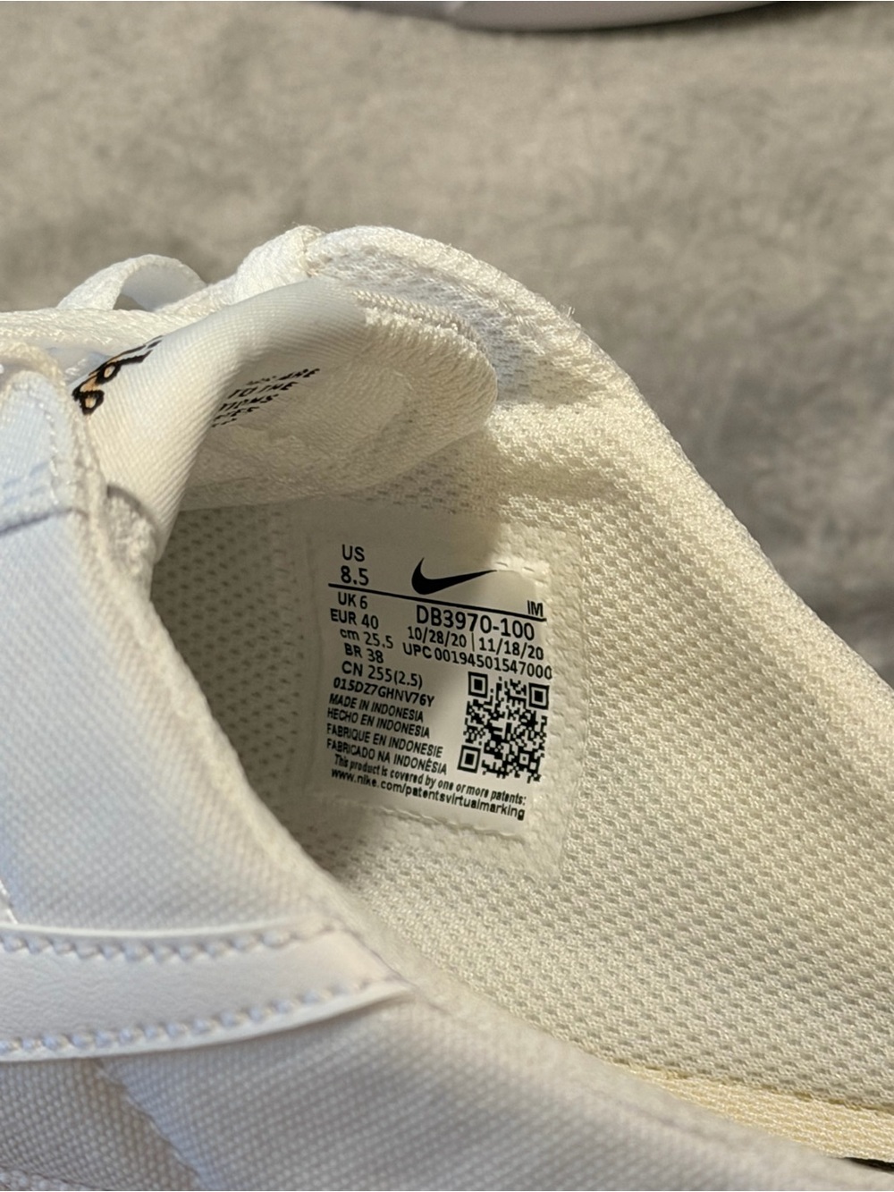Nike Court Legacy White Mule - Picture 4 of 6